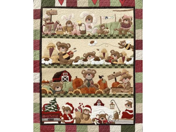 Cartamodello Quilt "Season to be Bearry"