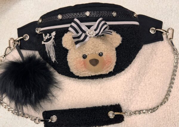 Banana bag - soft bears chic black