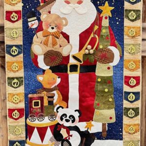 Cartamodello Calendario dell'avvento grande "SANTA WILL ARRIVE IN 25 DAYS"