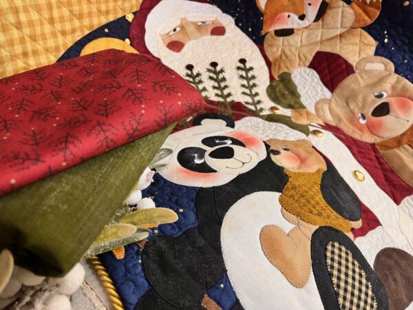 Cornici, bordi e binding quilt "Starry Night"